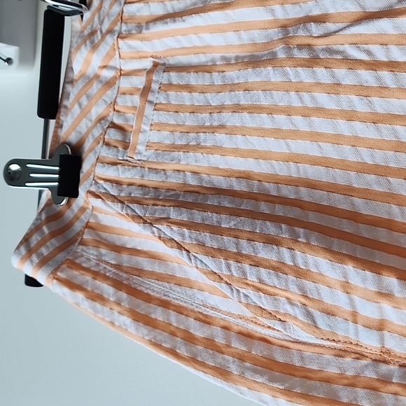 Max & Co Cotton Pinstripe Two Tone Summer Trouser Pants - Picture 3 of 8